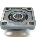Single UCF204-12 pillow block insert bearing OEM replacement sealed ball unit for linear slide systems, black housing