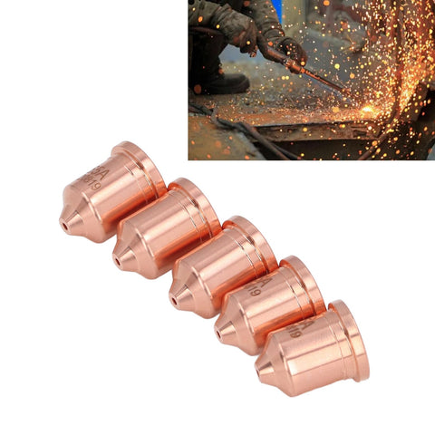 Lightweight Brass Plasma Cutting Electrode Tips Kit For PMX 65 85 105 And 65A Pro Grade 5 Pack Nozzles Cups Durable Consumables