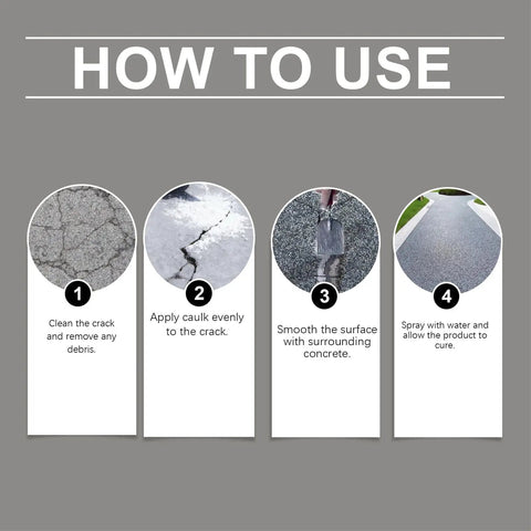 How to use Heavy Duty Asphalt Crack Filler Plus Flexible Concrete Sealer, step-by-step guidance for driveway repair.