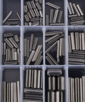 All In One 280Pcs 304 Stainless Steel Roll Pin Kit In Durable Plastic Box With M1.5 To M8 Sizes For Mechanical Projects Heavy Duty Pin Fastener Set