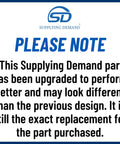 Model Specific Natural Gas Water Heater Gas Control Thermostat Replacement SP21195C SP20303D notice of part upgrade