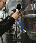 Heavy Duty Truck Trailer Air Line Hose Assembly With Quick Connect Brake Fittings Built In Leak Proof Protection Blue Zinc Alloy Pu Material For Simple Plug And Play Top Quality Installation Fits Most Semi Trucks And Trailers Safely installed on truck brake system