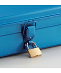 Mountain Tool Box Green, Compact 14.8 By 6.4 By 4.8 Inches Gear Box lockable latch detail