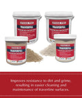 Traverfill Travertine Repair Fills Pits Holes And Voids In Travertine And Limestone Easy Long Lasting Solution For Floors Light Color 1 lb