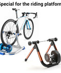 Rapid Dope Quick Release Wheel Skewer For Indoor Bike Trainers on a bicycle with turbo trainer, rear view