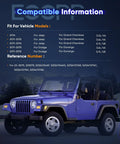 Image showing compatibility information for hydraulic power steering rack for 2011-2015 Jeep Grand Cherokee and Dodge Durango.