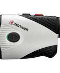 Side view of Golf Rangefinder With Slope Switch And Magnetic Mount For Easy Yard Reads, 1200 Yard Range in white