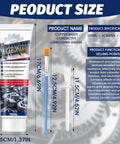 Copper Anti Seize Lubricant Grease For High Temperature Parts That Stops Noise And Seizing Keeps It Quiet, Protects Bolts Brake Pins And Spark Plugs From Rust And Corrosion Waterproof And Heat Resistant Compound For Auto Marine And Equipment tube with scraper and brush dimensions