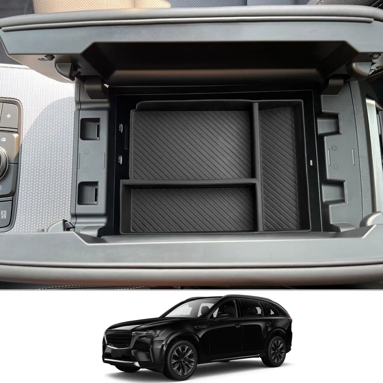 Mazda CX 90 CX 70 Center Console Organizer Tray ✓
