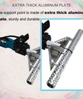Heavy Duty 27 Point Five Inch Electric Foam Planer Saw For Lopping Overbuilt Spray Foams And Smoothing Out Stubborn Polyurethane Walls With Fast Twisting Blades For A Snappy Clean Sweep, featuring extra thick aluminum plate support.