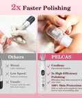 Comparison of wired and cordless nail drill, showcasing portable and safe options for effective nail polishing.