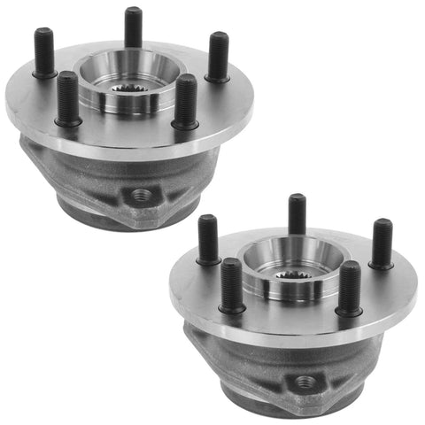 Front Wheel Bearing And Hub Assembly Set For Jeep Cherokee Grand Cherokee And Wrangler - Dual Front Left And Right Hubs