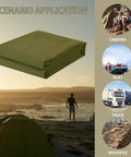 Canvas Tarp 12x16 Heavy Duty Workhorse Water Resistant With Grommets UV Resistant 22 Mil Thick 14 oz for outdoor uses.