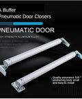 Spring Door Closer With Aluminum Alloy Body, Smooth Soft Close, Adjustable 90 Degree Stop, Heavy Duty Up To 80kg, Corrosion Resistant Finish