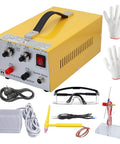30A Handheld Jewelry Spot Welder For Gold Silver Platinum And Steel Pro Grade Pulse Arc Welder Machine with accessories