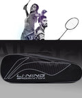 All Star Badminton Kit Bag With Single Zip Design Durable Polyester Build Upgraded Buckles Crisp Blue for Game Day Vibes
