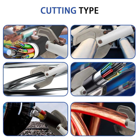 Cordless Cable Cutter 150KN-250KN Hydraulic Wire Shears cutting various cables