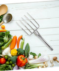 Stainless Steel Bean Sprout Fork Garden Trowel Small Digging Spade For Pot Plant Transplants Durable Garden Tool with vegetables.