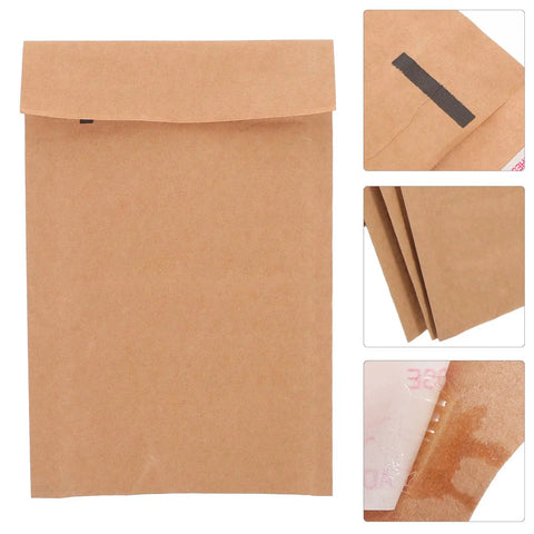 Kraft Paper Envelopes With Honeycomb Padding And Double Layer Design, large padded mailers for safe shipping, close-up details, 50 pack