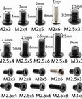 Premium 500 Piece Laptop Screw Kit For Notebook Repair With M2 M2.5 And M3 Sizes Includes M2 Ssd Hardware assorted screws set