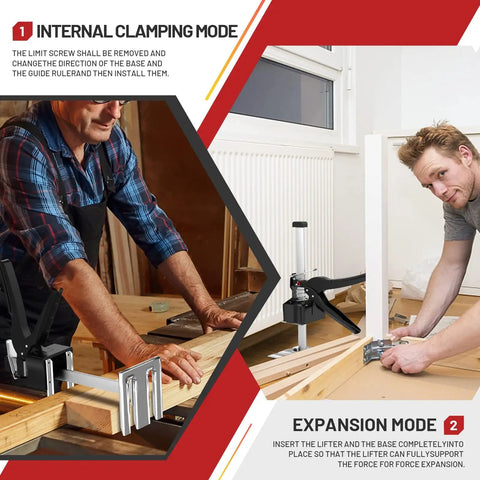 Upgrade Your Home Game With This 2-Pack Labor-Saving Arm Jack Handle in Internal Clamping and Expansion Modes.