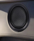 Tough 1W Car Radio External Speaker With 3.5mm Plug, Heavy Duty ABS Shell installed in vehicle interior for clear audio