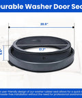 Front Load Washer Door Gasket Replacement Seal for Leaking Machines Fits Various Front Loading Washers and Models WH08X23479