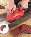 Heavy Duty Air Grinder Sandpaper Discs Combo Pack With Eight Hole Rectangular Base Design For Wood And Metal Grinding. User grinding surface.