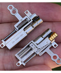 2 Phase 4 Wire 5mm Planetary Gearbox Kit With Stepper Motor Electronic Starter Lifting Actuator in hand close-up