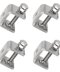 Four Piece 304 Stainless Steel C Clamps Heavy Duty Set For Woodworking Welding Building DIY Projects Tiger Clamp G Clamp