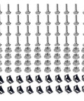 20 Sets 4040 Aluminum Extrusion Connector Kit with M8 hardware, showing bolts, nuts, and corner brackets for 3D printers and CNC rigs.