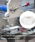 12 Pack M5 Star Knobs With Through Hole And Female Thread, 25mm Diameter, 6-Point Plastic Head With Brass Insert on machinery