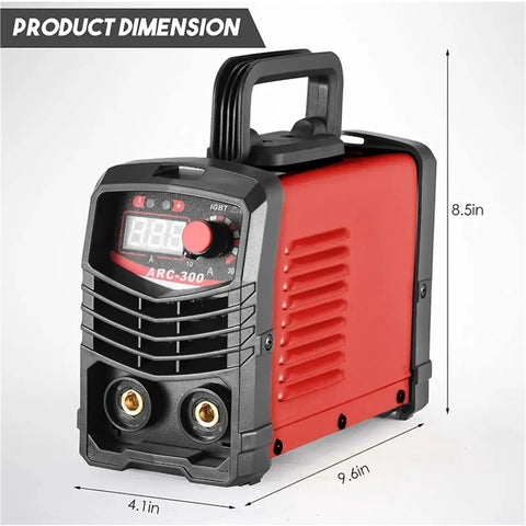 120A 110V MIG and Arc Welding Machine Semi Automatic DC Welder, compact size, product dimensions 9.6x4.1x8.5 inches