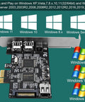 High Speed Firewire 400 PCIe Expansion Card With Four 1394A Ports, 3x 6Pin And 1x 4Pin, Includes Cables And Low Profile Bracket, Works With Windows And Mac OS, TI TSB43AB23 Chipset For Smooth Video Transfer. PCIe card with four FireWire ports and low-profile bracket
