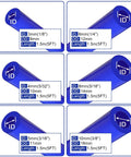 Versatile High Performance Automotive Silicone Vacuum Tubing Hose Kit Including 1/8 Inch, 5/32 Inch, 3/16 Inch, 1/4 Inch, 5/16 Inch, and 3/8 Inch Sizes Each 5 Feet Long