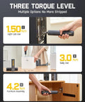 Image showing S1 Pro Electric Screwdriver With 220 RPM Magnastrom Motor Three Torque Settings for various DIY tasks.