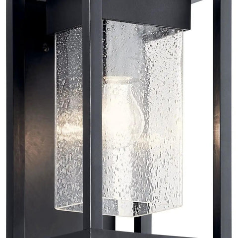 Close-up of Mercer 12 Inch Outdoor Wall Light One Light With Clear Seeded Glass In Olde Bronze Finish For Entryways Patios Porches And Garages Downward Lighting Weather Resistant Exterior Sconce With Classic Curb Appeal