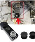 Two Pack Automatic Transmission Shift Cable Bushing Repair Kit 09G321397A Premium Black Replacement For VW Polo Jetta Golf.