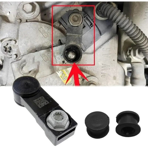 Two Pack Automatic Transmission Shift Cable Bushing Repair Kit 09G321397A Premium Black Replacement For VW Polo Jetta Golf.