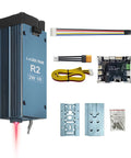 2W 1064 Nanometer Infrared Laser Module Straight Up Precision With Kickass 2000MW Output And A Slick Zero Point Three Mm Spot with cables and adapters