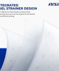 Integrated fuel strainer design for dead simple replacement fuel pump module assembly, ensuring efficient driving and protection.