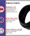 Heavy Duty Upgraded Washer Center Post Bearing And Seal Kit Knocks Out Squeaky Drums And Gets Your Front Load Washer Rolling Smooth With A Top Notch Fix That Makes Weekend Repairs Feel Like Child Play, close-up of bearing seal kit showing compatibility and installation features.