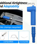 One Way Brake Bleeder Kit With 100ml Syringe And 50cm Hose For Cars And Motorcycles showing hose adapter detail
