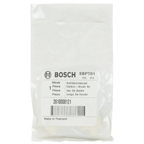 Keep Your Power Tools Running Tight And Ready To Roll With This Reliable Four Pack Of Replacement Carbon Brushes Made For Effortless Palm Router Maintenance And Consistent Motor Grit On Every Tough Project Day - Bosch carbon brush pack in clear packaging.