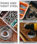 Top Shelf Drill Press Quill Return Spring Assembly With Reinforced Steel Cap For Smooth Bench Feed Recovery And No Nonsense Stationary Tool Repair Upgrades Measuring Two Point Zero Four Inches in work environment.
