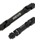 Upgrade Your Rig With These Tight Adjustable Front Rear Driveshafts For Axial SCX30 RC Crawlers, CNC metal build, 26-30mm front, 36-50mm rear.