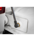 Close-up of Tailgate Assist for Ram 1500 2500 3500 Trucks 2010-2026, showing smooth and safe lowering mechanism installed.