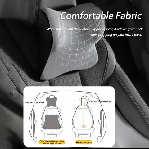 Upgrade Your Mini John Cooper Works Electric For 2025 And 2026 With This Super Comfy Headrest And Lumbar Support Cushion Set featuring ergonomic design.
