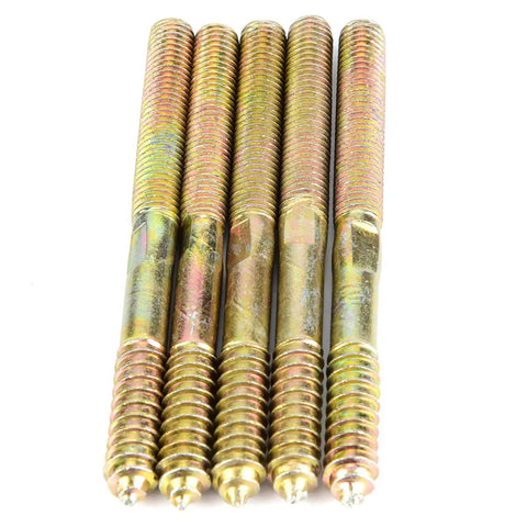 Pro Shop Grade M10 Double Ended Dowel Screws Zinc Plated Self Tapping Wood To Wood Connectors Heavy Duty Joinery Hardware For Knockout Diy Woodworking Builds That Stand Tough Over Time