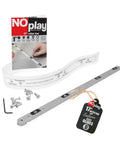 NoPlay Aluminum Miter Bar With Expandable Glides, 17 Inch for table saw, router table, and band saw, installation accessories included